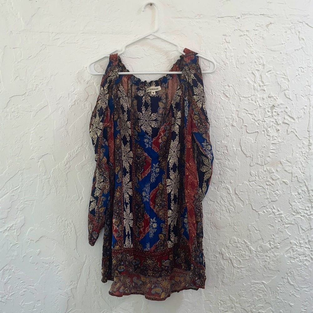 Colorful Bohemian Printed Blouse